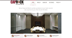 Desktop Screenshot of caprockelectric.com