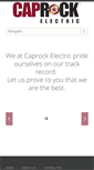 Mobile Screenshot of caprockelectric.com